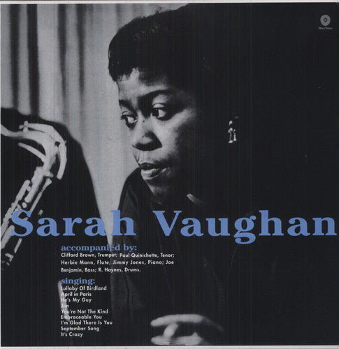 the album cover for Sarah Vaughan - With Clifford Brown [Import]