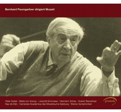 the album cover for Bernhard Paumgartner - Paumgartner Conducts Mozart
