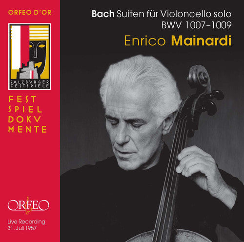 the album cover for Enrico Mainardi - Suites for Cello 1 2 & 3
