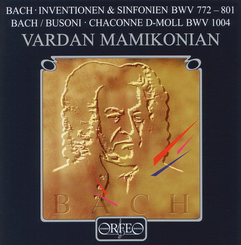 the album cover for Vardan Mamikonian - Bach Inventions & Sinfonias: BWV 772-801