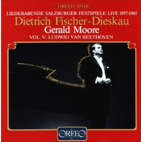 the album cover for Beethoven / Dietrich / Moore - Salzburg Festival,1965 / Lieder