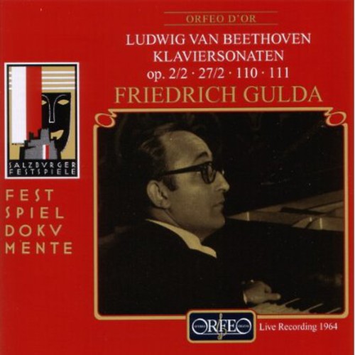 the album cover for Beethoven / Gulda - Piano Sonatas