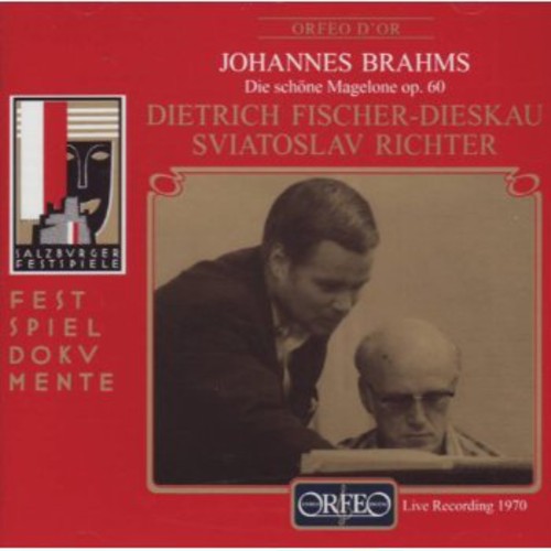 the album cover for Sviatoslav Richter / Fischer-Dieskau,Dietrich - Brahms: Die Schone Magelone Op.60