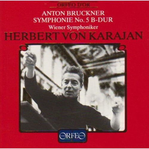 the album cover for Bruckner / Karajan / Vienna Symphony - Symphony 5