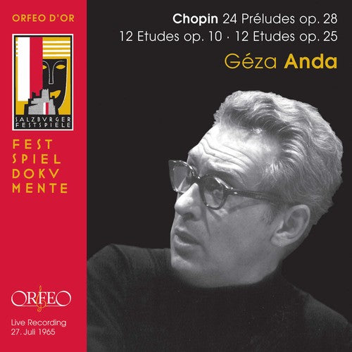 the album cover for Geza Anda - 24 Preludes / 12 Etudes