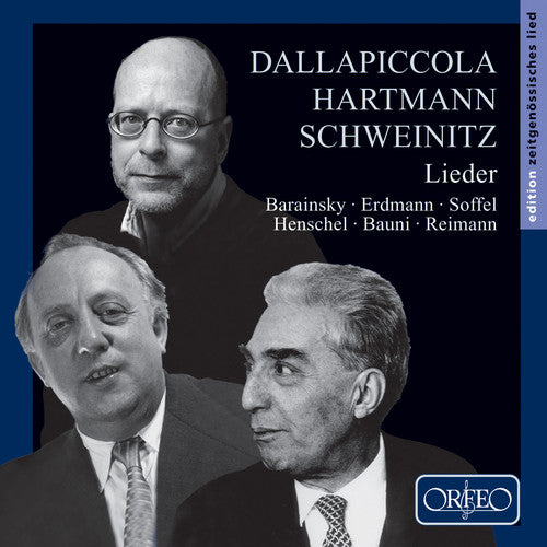 the album cover for Dallapiccola / Hartmann / Erdmann / Soffel / Bauni - Quattro Liriche Di Antonio Machado