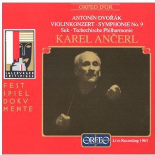 the album cover for Dvorak / Suk / Ancerl / Czech Philharmonia Orch - Symphony 9 " New World "