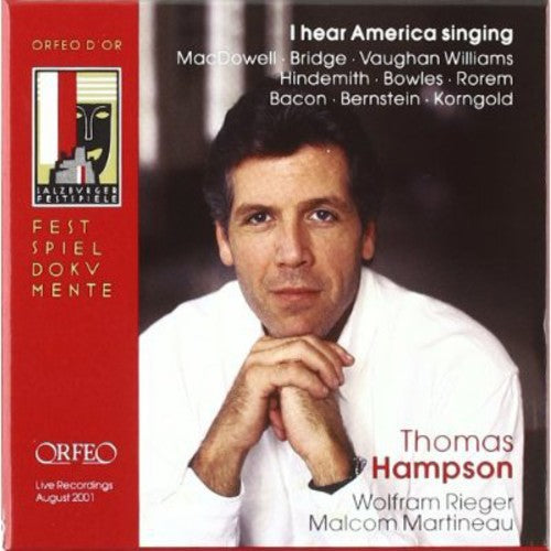 the album cover for Macdowell / Griffes / Ritter / Bridge / Gold - I Hear America Singing