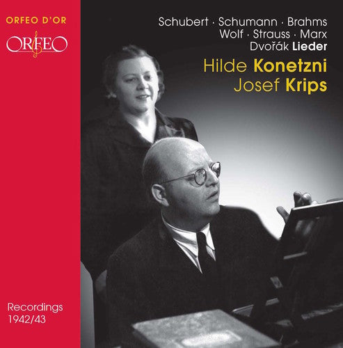 the album cover for Hilde Konetzni - Lieder