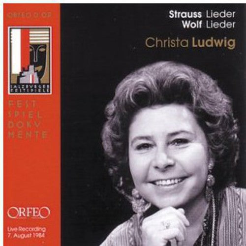 the album cover for R Strauss / Liszt / Wolf / Tchaikovsky / Ludwig - Lieder