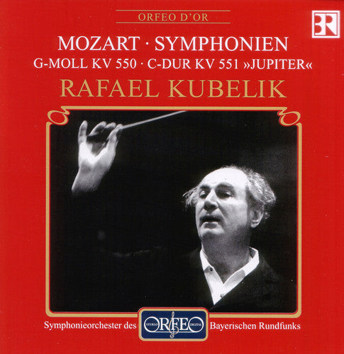 the album cover for Kubelik - Sym #40 in G minor K550 / Sym #41 in C K 551