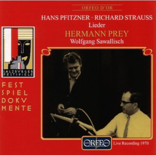 the album cover for Hermann Prey / Pfitzner / Strauss,R / Sawallisch - 4 Lieder on Texts of Heinrich Heine Op 4