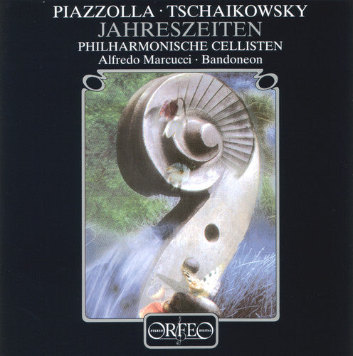 the album cover for Piazzolla / Tchaikovsky / Marcucci / Bandoneon - Seasons