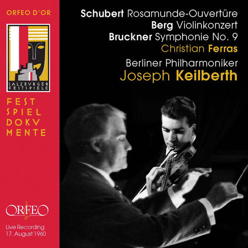 the album cover for Ferras / Schubert / Bpo / Keilberth - Schubert Berg Bruckner