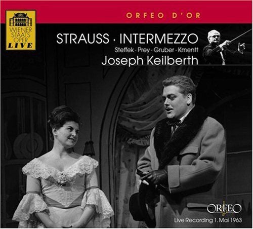 the album cover for R Strauss / Steffek / Prey / Gruber / Keilberth - Intermezzo