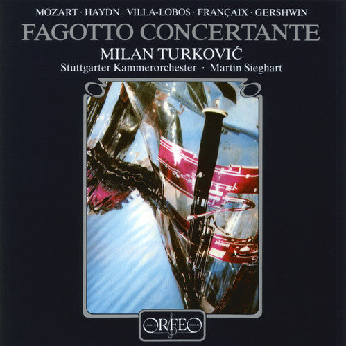 the album cover for MILAN TURKOVIC - Bassoon Concerto in B Flat