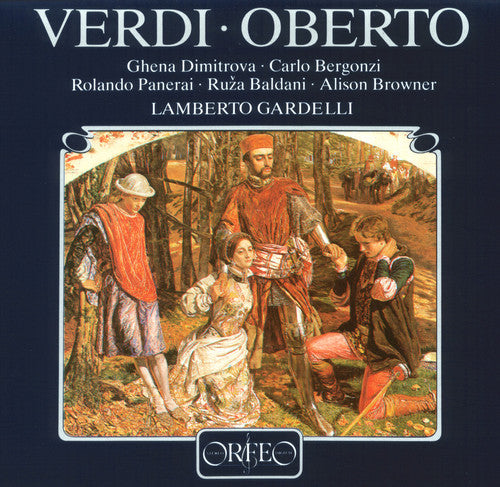 the album cover for Verdi / Dimitrova / Baldani / Browner / Bergonzi - Oberto