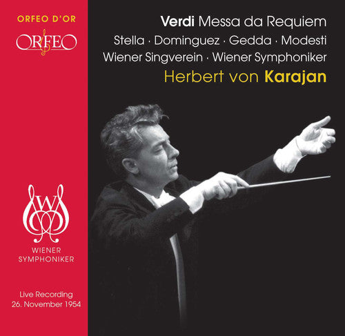 the album cover for Verdi / Stella / Dominguez / Gedda / Karajan - Messa Da Requiem