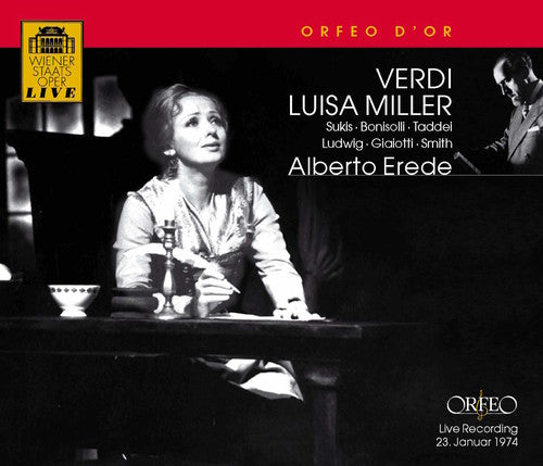 the album cover for Alberto Erede - Luisa Miller