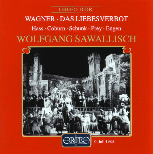 the album cover for Wagner / Hass / Coburn / Schunk / Sawallisch - Das Liebesverbot