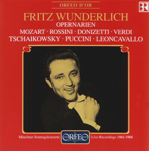 the album cover for Fritz Wunderlich - Opera Arias