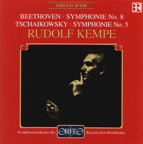 the album cover for Kempe - Symphonie No. 8 & Symphonie No. 5