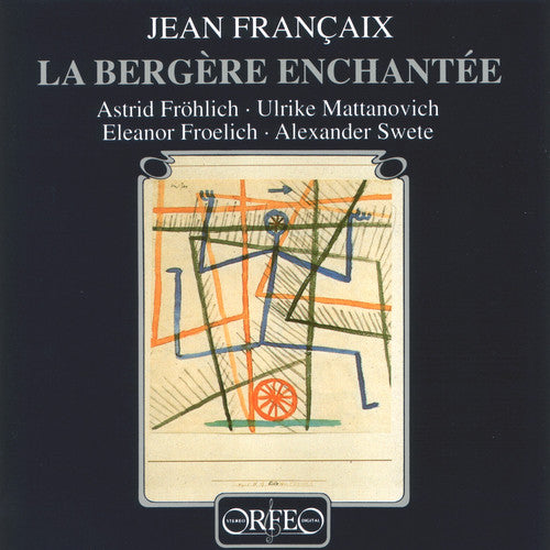 the album cover for Francaix / Frohlich / Swete - Sonata for Flute & Guitar