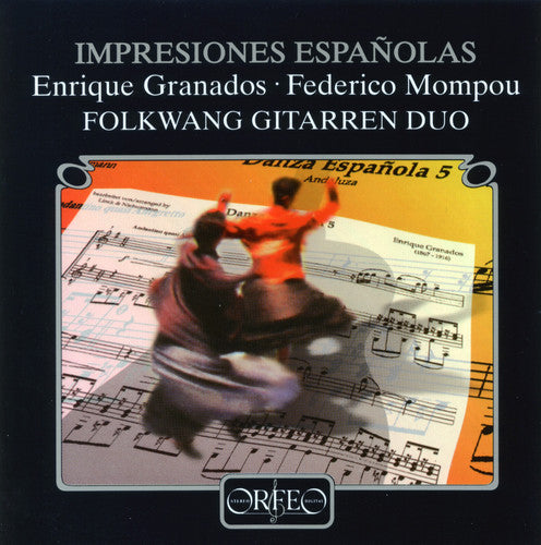 the album cover for Folkwang Gitarren Duo - Danzas Espanolas / Impresiones Intimas