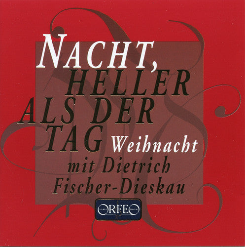 the album cover for Gryphius / Milton / Fischer-Dieskau - Nacht & Heller Als Der Tag