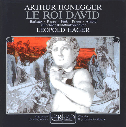 the album cover for Leopold Hager - Roi David