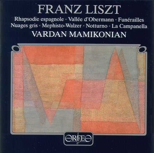 the album cover for Vardan Mamikonian - Rhapsodie Espagnole / Vallee D'obermann / Notturno