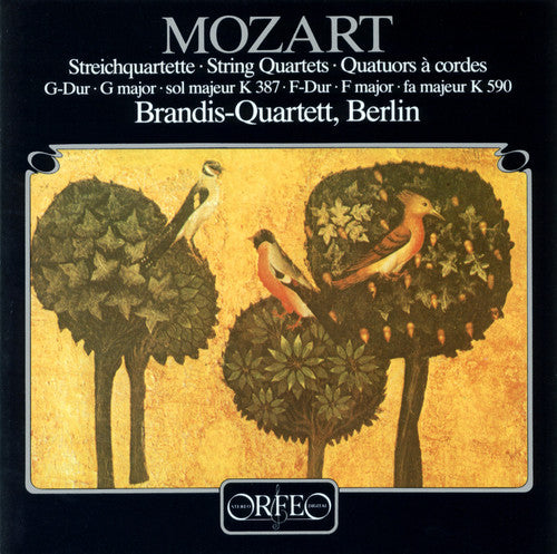 the album cover for Brandis Quartet - String Quartets 387 & 590