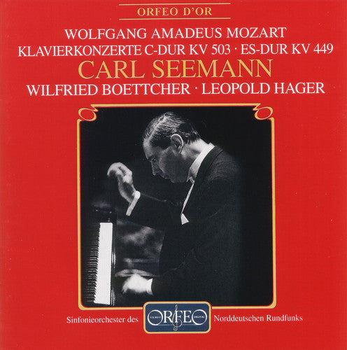 the album cover for Carl Seemann - Klavierkonzerte C-Dur KV 503