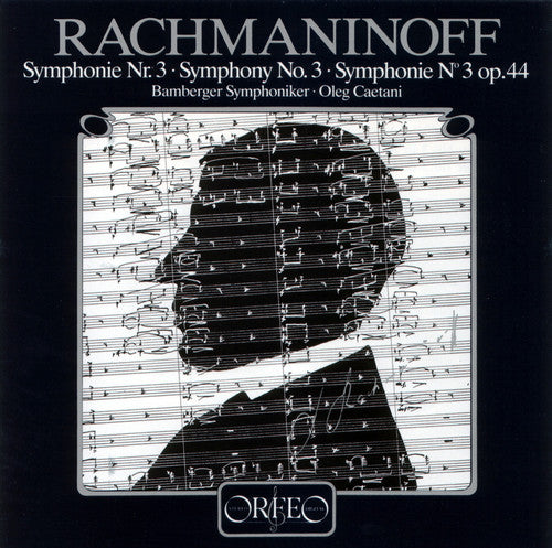 the album cover for Rachmaninov / Bamberg Symphony Orchestra / Caetani - Symphony No 3