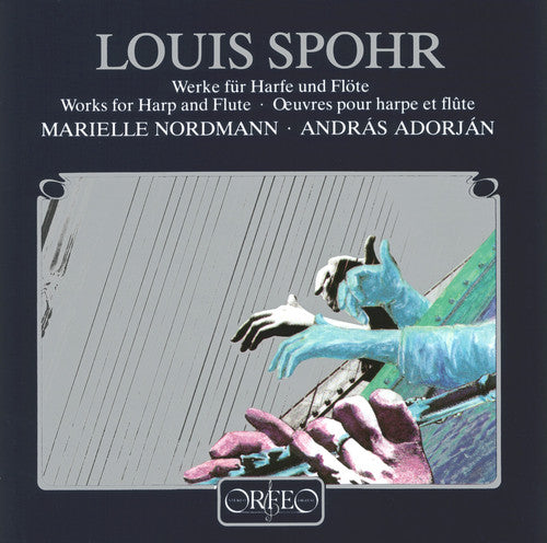 the album cover for András Adorján - Works for Harp & Flute