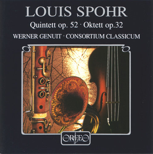 the album cover for Werner Genuit - Quintet Op 52 / Octet Op 32