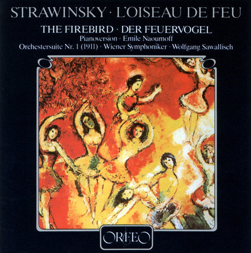the album cover for Stravinsky / Vienna Symphony Orchestra / Naoumoff - Firebird Suite 1