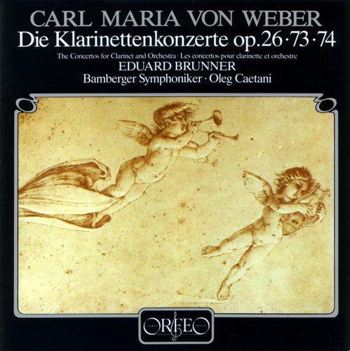 the album cover for Eduard Brunner - Clarinet Concertos