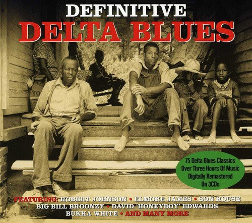 the album cover for Definitive Delta Blues - Definitive Delta Blues [Import]
