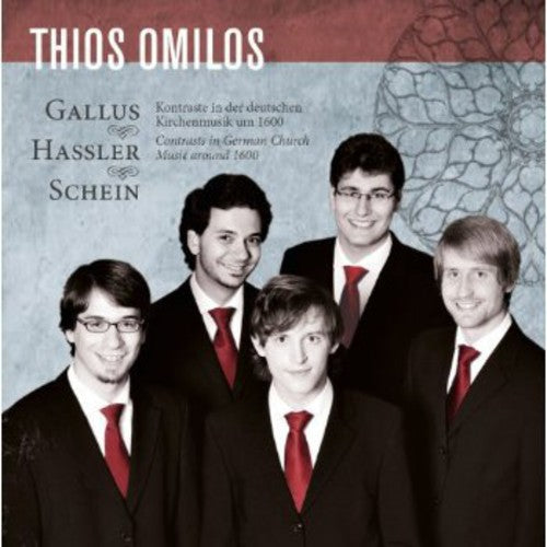 the album cover for Thios Omilos - Contrasts in German Church Music Around 1600