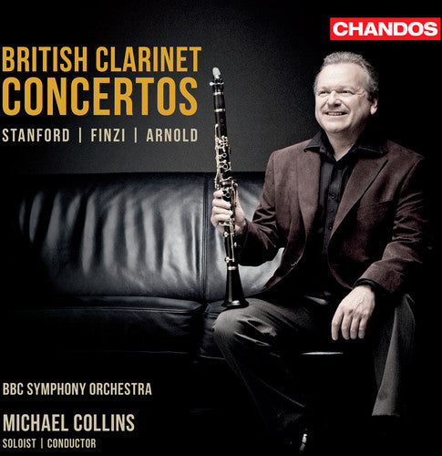 the album cover for Michael Collins - British Clarinet Concertos 1