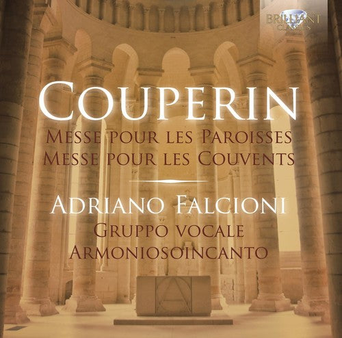 the album cover for Couperin / Falcioni - Mass For The Parishes