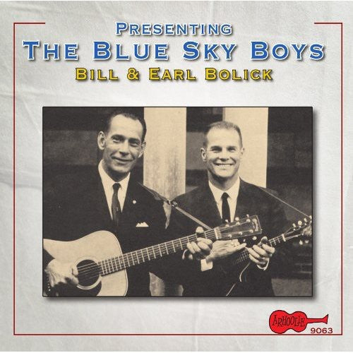 the album cover for The Blue Sky Boys - Presenting the Blue Sky Boys