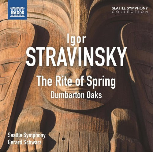 the album cover for Gerard Schwarz - Rite of Spring: Dumbarton Oaks