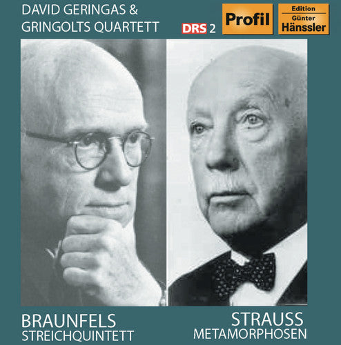 the album cover for Gringolts Quartet - Streichquintett / Metamorphosen