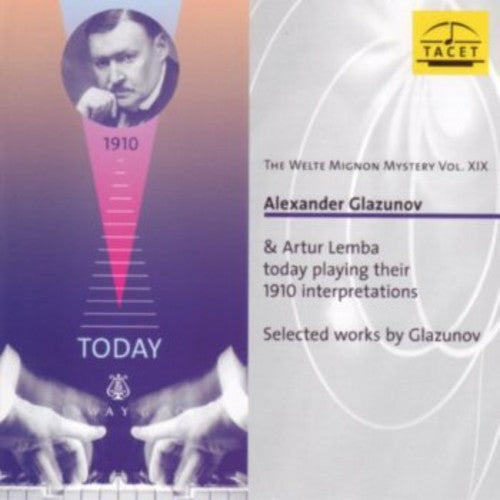 the album cover for Glazunov / Lemba - Welte Mignon Mystery 19