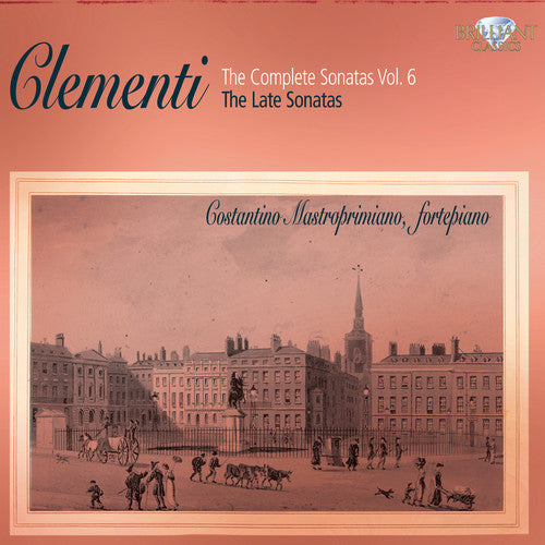the album cover for Costantino Mastroprimiano - Complete Sonatas / Late Sonatas 6