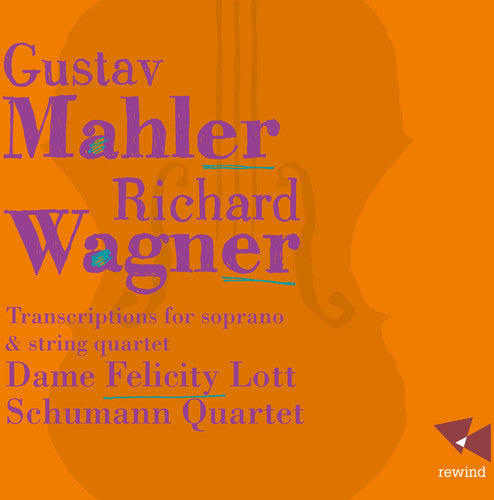 the album cover for Felicity Lott Schumann Qua - Transcriptions for Soprano & String Quartet