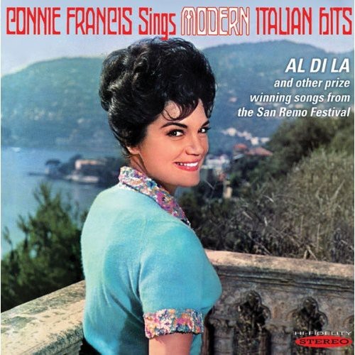 the album cover for Connie Francis - Sings Modern Italian Hits