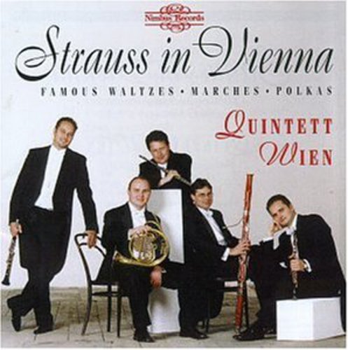 the album cover for Quintett Wien - Strauss in Vienna